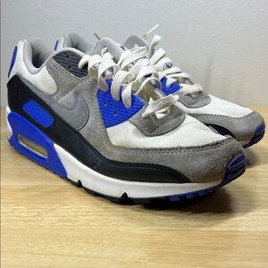 Nike Air Max 90 in Blue, Gray, and Black